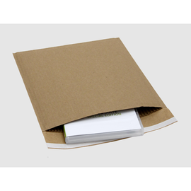 Papierpolsterversandtaschen Wave Bags Typ J / IM: 300 x 435mm AM: 315 x 440mm / braun Produktbild