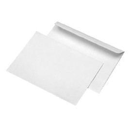 Kuvertierhülle ohne Fenster B4 250x353mm innenliegende Seitenklappe 120g weiß Offset (PACK=250 STÜCK) Produktbild
