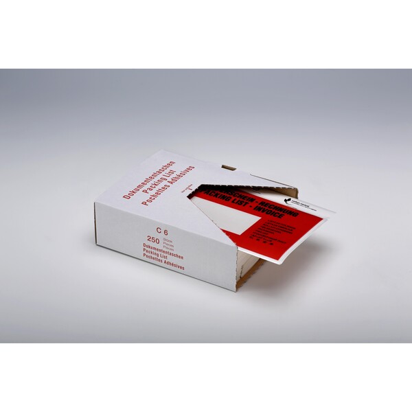 LDPE Begleitpapiertasche C6 175 x 138mm / Lieferschein-Rechnung mit Rezyclat (PACK=250 STÜCK) Produktbild Additional View 1 XL