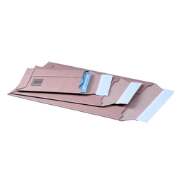 Wellpappe Versandtasche A4+ braun / IM: 235 x 337 x -35mm AM: 250 x 352 x -40mm Produktbild