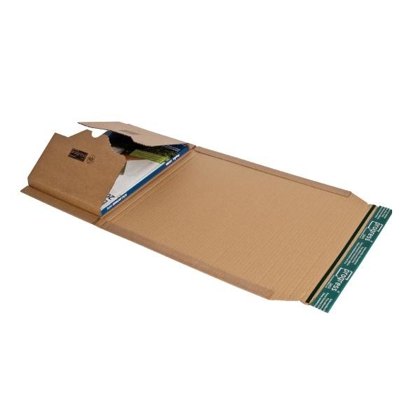 Wellpappe Universal-Versandverpackung braun / C4+ / IM: 335x275x-80mm AM: 387x280x-92mm Produktbild Additional View 1 XL