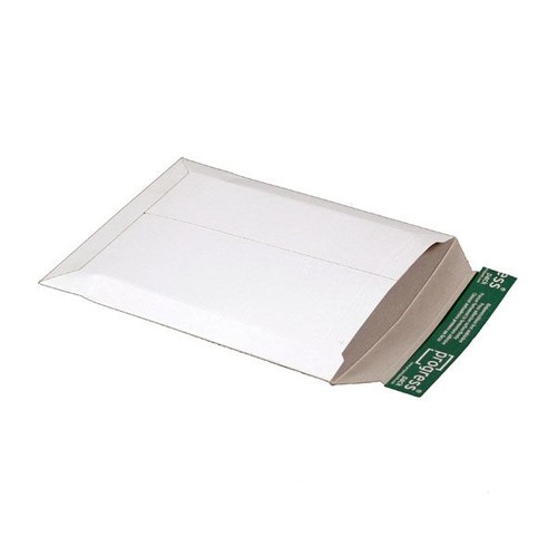 Vollpappe Versandtasche B5+ weiß / IM: 205 x 262 x -30mm AM: 269 x 214 x -32mm Produktbild Additional View 1 L