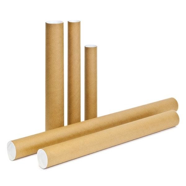 Versandrolle braun A3 330/310 x 50mm / PE Boden + Deckel Produktbild Additional View 2 XL