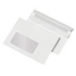 Briefumschlag mit Fenster C6 114x162mm selbstklebend 75g weiß mit grauem Innendruck (PACK=25 STÜCK) Produktbild