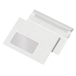 Briefumschlag mit Fenster C6 114x162mm selbstklebend 75g weiß mit grauem Innendruck (PACK=25 STÜCK) Produktbild Additional View 1 S
