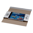 Wellpappe CD/DVD Mailer DL weiß Jewel Case / 225 x 125 x 12mm ohne Fenster Produktbild