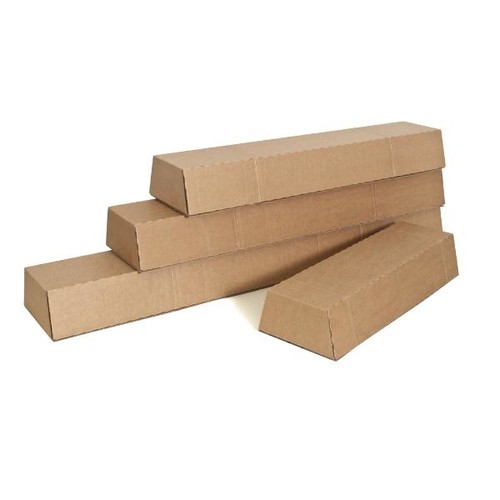 Wellpappe Trapez Versandverpackung braun A2 / IM: 430 x 145/108 x 75mm AM: 440 x 158/115 x 82mm Produktbild Additional View 3 L