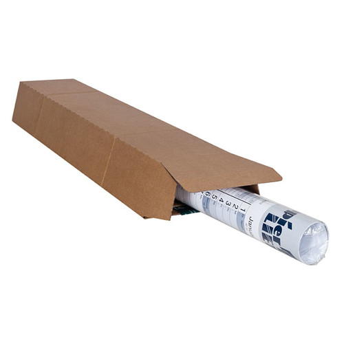 Wellpappe Trapez Versandverpackung braun A2 / IM: 430 x 145/108 x 75mm AM: 440 x 158/115 x 82mm Produktbild Additional View 2 L