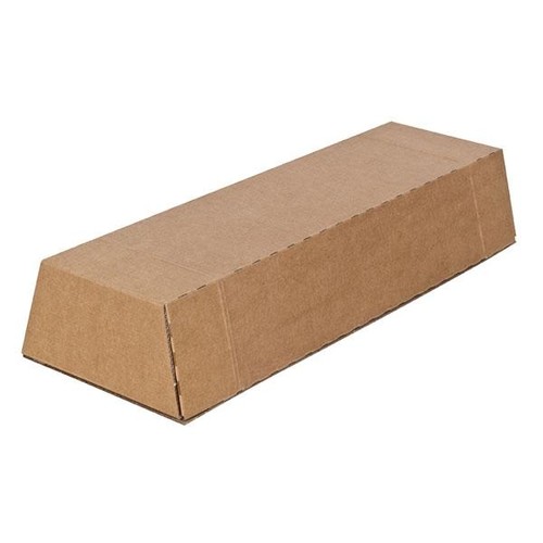 Wellpappe Trapez Versandverpackung braun A1 / IM: 610 x 145/108 x 75mm AM: 620 x 158/115 x 82mm Produktbild Additional View 1 L