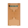 Wellpappe Trapez Versandverpackung braun A0 / IM: 860 x 145/108 x 75mm AM: 870 x 158/115 x 82mm Produktbild