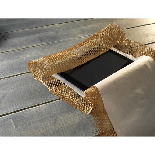 Geami Wrap 'n Go Papier braun (gestanzt) 508mm x 164m / 80g/m² (RLL=164 METER) Produktbild Additional View 1 L