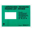 Papier Begleitpapiertasche C5 grün 240 x 175mm / Lieferschein-Rechnung (PACK=1000 STÜCK) Produktbild