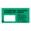 Papier Begleitpapiertasche DL grün 240 x 135mm / Lieferschein-Rechnung (PACK=1000 STÜCK) Produktbild