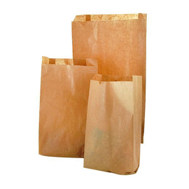 Faltenbeutel ohne Druck Norm 1 12+5x23cm 35g Umweltkraft braun (PACK=1000 STÜCK) Produktbild