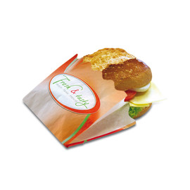 Snacktasche mit Wellenrand Fresh & Tasty 120x50x90mm (PACK=2000 STÜCK) Produktbild