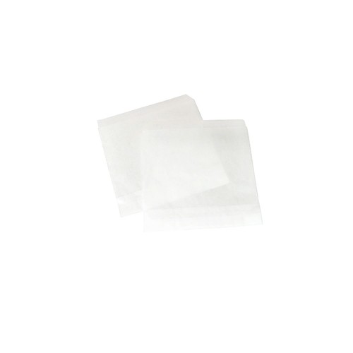 Snackbeutel Kraftpapier unbedruckt 16x16cm weiß (KTN=2000 STÜCK) Produktbild Front View L