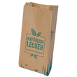 Faltenbeutel natürlich lecker braun Recyclingpapier 35g 12x5x28cm (PACK=1000 STÜCK) Produktbild