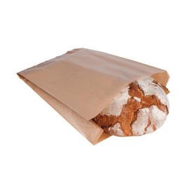 Rundbrotbeutel ohne Druck 28x8,5x40cm 40g Kraft braun (PACK=500 STÜCK) Produktbild