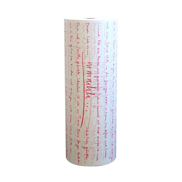 Secarerolle mmmhh 50cm 35g weiß/bordeaux (RLL=10 KILOGRAMM) Produktbild Additional View 1 XL