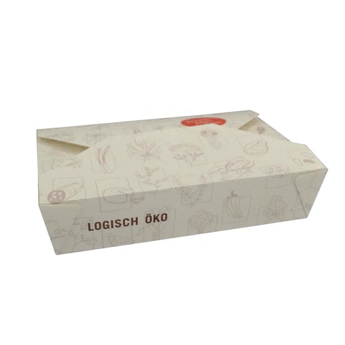 Mealbox Nr. 2 mit Deckel Greet Leo 1370ml / 215x160x50mm / weiß (KTN=200 STÜCK) Produktbild
