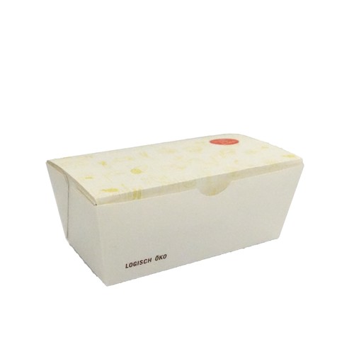 Snackbox mit angehängtem Deckel S Greet 127x65x55mm / weiß (KTN=480 STÜCK) Produktbild