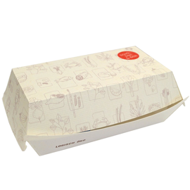Mealbox 1 mit Clamshell Deckel Greet 175x88x75mm rechteckig weiß (KTN=400 STÜCK) Produktbild