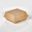 Burgerbox 2 mit Clamshell-Deckel M Greet 120x120x75mm / braun (KTN=450 STÜCK) Produktbild