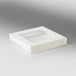 Deckel mit PLA Fenster für Snackbox Umami 1010ml 155x155x25mm / weiß (KTN=200 STÜCK) Produktbild