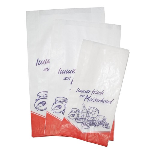 Faltenbeutel Immer Frisch aus Meisterhand 12x5x23cm weiß 35g (PACK=1000 STÜCK) Produktbild Additional View 1 L