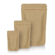 Kraftpapier Standbodenbeutel 50g 110 x 185 mm / braun / CPP Sichtfenster mit Druckverschluss (KTN=1000 STÜCK) Produktbild Additional View 1 S
