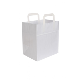 Tortentragetasche ohne Druck 26x17x25cm 70g weiß (KTN=250 STÜCK) Produktbild
