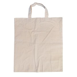 Baumwolltragetasche / 38x42cm / natur / mit kurzen Tragegriffen (PACK=50 STÜCK) Produktbild