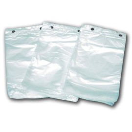 HDPE Abreißfaltenbeutel 16x6x28+3cm transparent 9µ (PACK=500 STÜCK) Produktbild