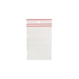 LDPE Druckverschlussbeutel transparent 70 x 100mm / 60µ / MINIGRIP (KTN=1000 STÜCK) Produktbild