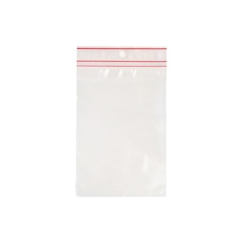 LDPE Druckverschlussbeutel transparent 80 x 120mm / 60µ / MINIGRIP (KTN=1000 STÜCK) Produktbild