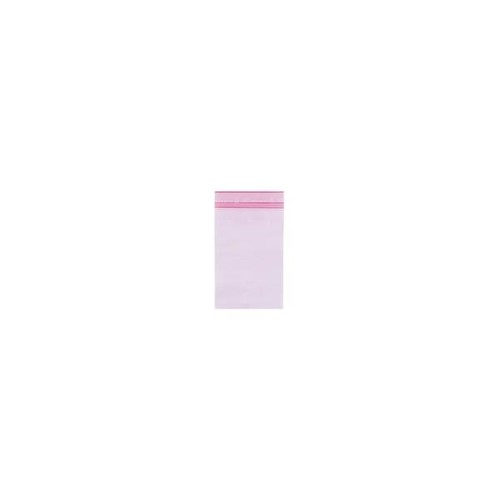 LDPE Druckverschlussbeutel rosa 100 x 150mm / 80µ /MINIGRIP/antistatisch (KTN=1000 STÜCK) Produktbild Additional View 2 L