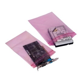 LDPE Druckverschlussbeutel rosa 150 x 220mm / 80µ /MINIGRIP/antistatisch (KTN=1000 STÜCK) Produktbild
