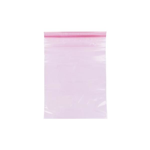LDPE Druckverschlussbeutel rosa 300 x 400mm / 80µ /MINIGRIP/antistatisch (KTN=500 STÜCK) Produktbild Additional View 4 XL