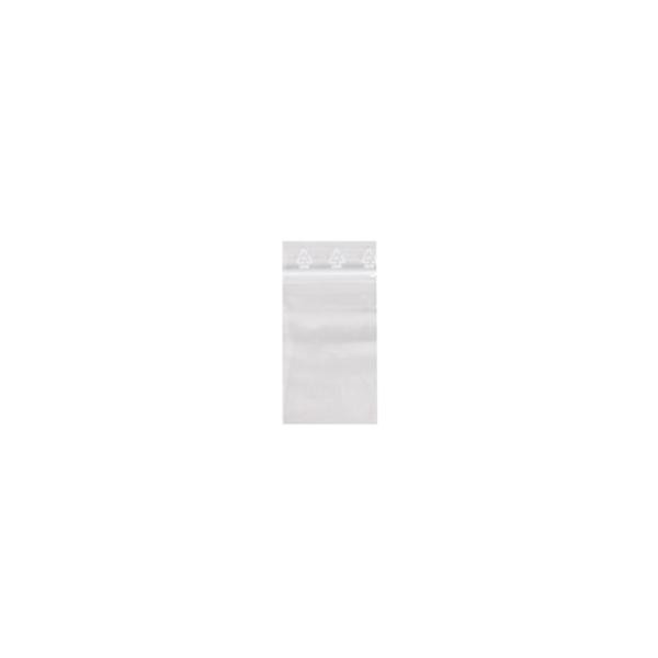 LDPE Druckverschlussbeutel transparent 40 x 60mm / 50µ (KTN=2000 STÜCK) Produktbild Front View XL