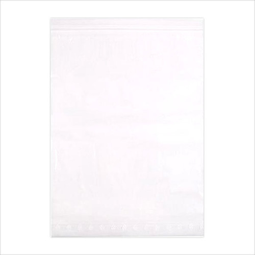 LDPE Druckverschlussbeutel transparent 350 x 450mm / 50µ (KTN=1000 STÜCK) Produktbild Front View L