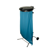 Müllsackständer für bis 120l Säcke / schwarz / fahrbar / feuerverzinkt / 425x525x985mm Produktbild Additional View 2 S