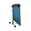Müllsackständer für bis 120l Säcke / schwarz / fahrbar / feuerverzinkt / 425x525x985mm Produktbild Additional View 3 S
