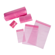 LDPE Druckverschlussbeutel rosa 220 x 320mm / 80µ /MINIGRIP/antistatisch (KTN=1000 STÜCK) Produktbild Additional View 2 S
