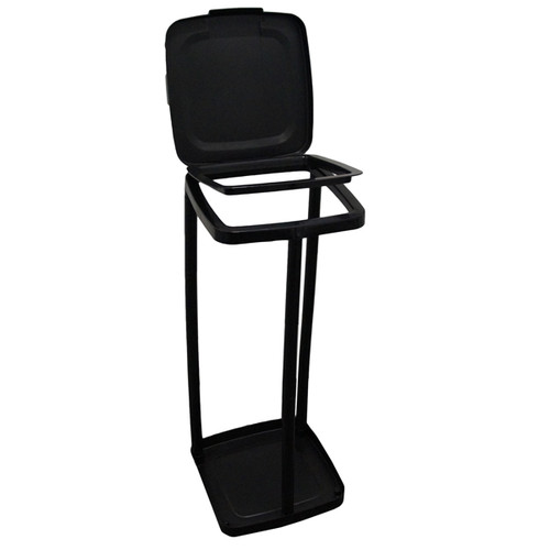 Müllsackständer für bis 120l Säcke / schwarz / Kunststoff Produktbild Additional View 2 L