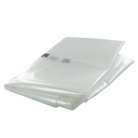 Müllsäcke 240l / 80µ / 650+550x1350mm / transparent / LDPE / Standard (KTN=100 STÜCK) Produktbild