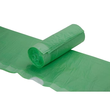 Müllbeutel mit Zugband 60l / 12µ / 630x740+50mm / grün / HDPE / Standard (KTN=50 ROLLEN À 20 STÜCK) Produktbild