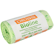 Bio-Müllbeutel Bioline mit Tragegriff 10l / 20µ / 220+180x550mm / natur / kompostierbar (RLL=20 STÜCK) Produktbild