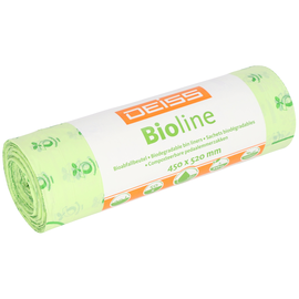 Bio-Müllbeutel Bioline 20l / 20µ / 450x520mm / natur / kompostierbar (RLL=50 STÜCK) Produktbild