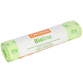 Bio-Müllsäcke Bioline 120l / 25µ 700x1000mm / natur / kompostierbar (RLL=10 STÜCK) Produktbild