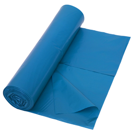 Müllsäcke 120l / 50µ / 700x1100mm / blau / Recycling-LDPE / Standard Typ 70 (RLL=25 ROLLEN) Produktbild